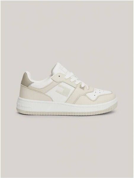 TOMMY JEANS Plateausneakers TJW RETRO BASKET TONAL LOGO met zijlogo-vlag vrijetijdsschoen lage schoen veterschoen - Foto 5
