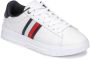 Tommy Hilfiger Witte Leren Supercup Sneakers voor Heren Wit Heren - Thumbnail 3