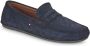 Tommy Hilfiger Blauwe Suède Loafers voor Mannen Blue Heren - Thumbnail 5
