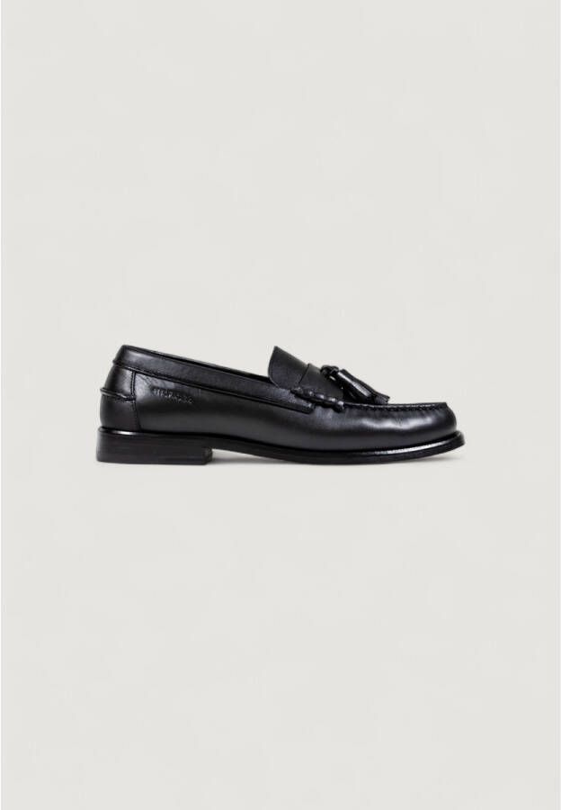 Tommy Hilfiger Instappers HILFIGER TASSEL LTH LOAFER blokhak mocassin zakelijke schoen met modieuze kwasten - Foto 3