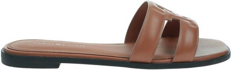 Tommy Hilfiger Slippers TH LOGO STRAP MULE comfortabele schoen zomerschoen flats met th-logo