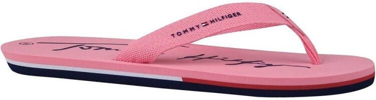 Tommy Hilfiger Nette Schoenen Logo Print Flip Flop