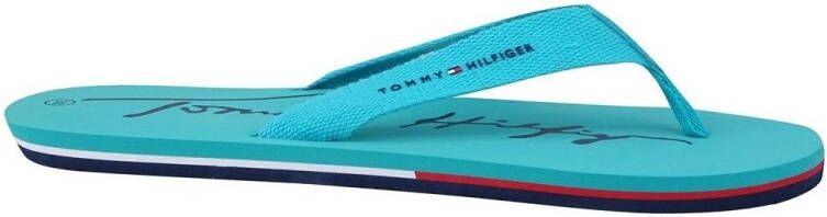 Tommy Hilfiger Nette Schoenen Logo Print Flip Flop