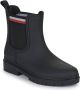 Tommy Hilfiger Hardware Rainboot Enkellaars Black Dames - Thumbnail 3