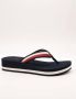 Tommy Hilfiger Middenwig Strand Sandalen Blue Dames - Thumbnail 11