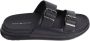 Tommy Hilfiger Slippers D DENSITY HILFIGER LTH SAND zomerschoen comfortabele schoen instapschoen met verstelbare gespen - Thumbnail 1