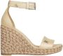 Tommy Hilfiger Beige Sleehak Sandalen met Zilveren Details Beige Dames - Thumbnail 35