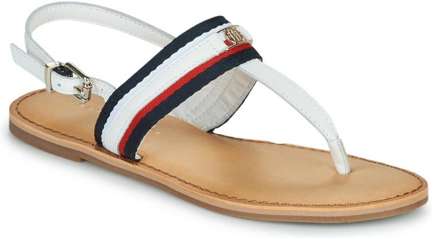 Tommy Hilfiger Sandalen CORPORATE WEBBING FLAT SANDAL met teenbandje - Foto 3
