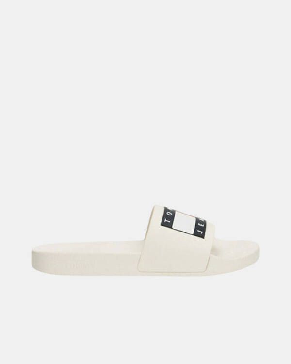 TOMMY JEANS Badslippers POOL SLIDE ESS zomerschoen badschoens slippers met opvallende logo-vlag - Foto 7