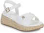 Tommy Hilfiger Sleehaksandaaltjes PLATFORM SANDAL zomerschoen sandaal wig hak met modieuze jute-zool - Thumbnail 2