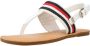 Tommy Hilfiger Sandalen FLAT SANDAL CORPORATE met strepen in tommy-kleuren - Thumbnail 3