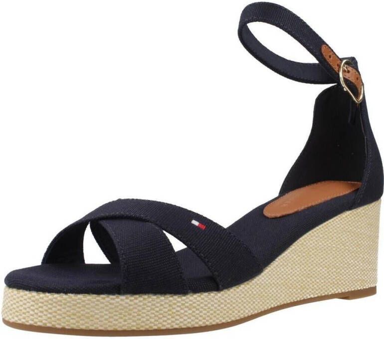 Tommy Hilfiger Pumps Flag Criss Cros Mid Wedge Espad