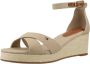 Tommy Hilfiger Sleehaksandaaltjes FLAG CRISS-CROS MID WEDGE ESPAD bandjessandaal zomerschoen met verstelbare gesp - Thumbnail 2