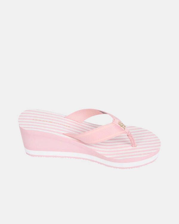 Tommy Hilfiger Teenslippers STRIPIES WEDGE BEACH SAN