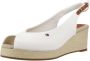 Tommy Hilfiger Sleehaksandaaltjes FLAG MID WEDGE ESPAD SLINGBACK plateau zomerschoen bandjessandaal met verstelbare gesp - Thumbnail 1