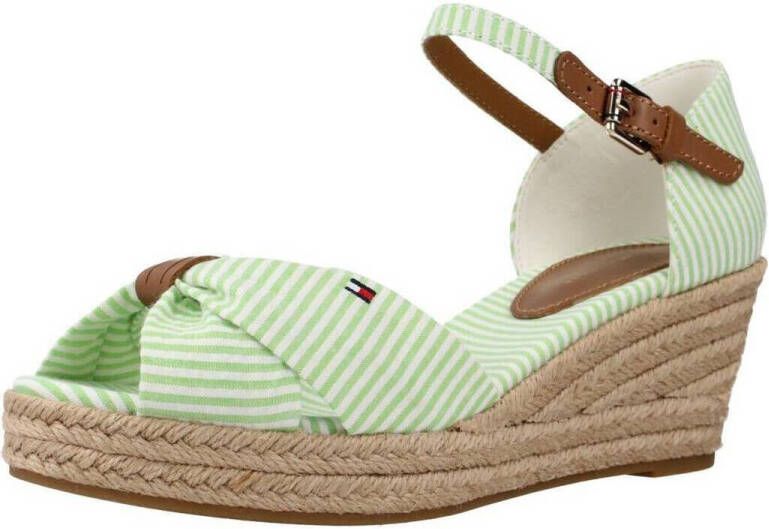 Tommy Hilfiger Sandalen HIGH WEDGE SEERSUCKER