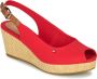 Tommy Hilfiger Sandaaltjes ICONIC ELBA SLING BACK WEDGE met jutebeleg - Thumbnail 3