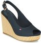 Tommy Hilfiger Sleehaksandaaltjes TOMMY WEBBING LOW WEDGE SANDAL met opvallende logo - Thumbnail 4