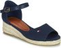 Tommy Hilfiger Sleehaksandaaltjes ROPE WEDGE SANDAL RED met kleine sleehak - Thumbnail 2