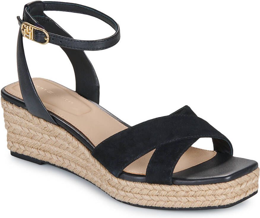 Tommy Hilfiger Sandalen LEATHER SUEDE MID WEDGE ESPAD