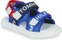 Tommy hilfiger Klittenband Sandaal Jongens Rood Blauw - Thumbnail 4