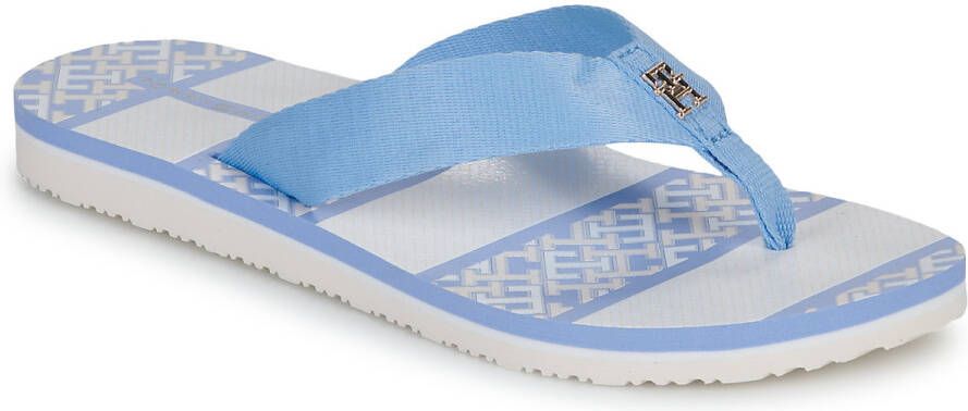 Tommy Hilfiger Platte sandalen TH MONOGRAM ESSENTIAL SANDAL