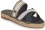 TOMMY HILFIGER Slippers Dames Golden Webbing 1 Maat: 36 Materiaal: Textiel Kleur: Blauw - Thumbnail 5