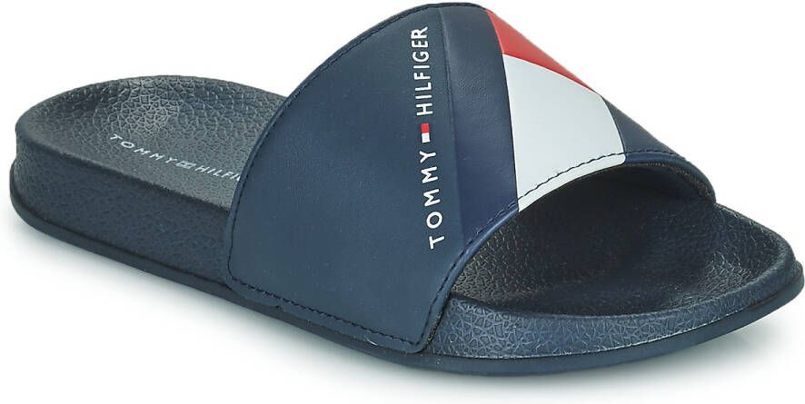 Tommy Hilfiger jongens badslipper blauw