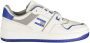 Tommy Hilfiger Sportieve witte sneakers met koningsblauwe details White Heren - Thumbnail 3