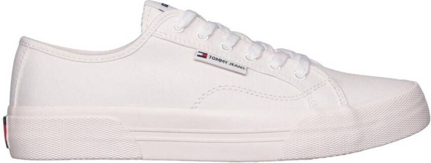 TOMMY JEANS Sneakers TJM LACE UP CANVAS COLOR vrijetijdsschoen lage schoen veterschoen met logo-patch op de tong