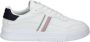 Tommy Hilfiger Witte lage leren sneakers White Heren - Thumbnail 3