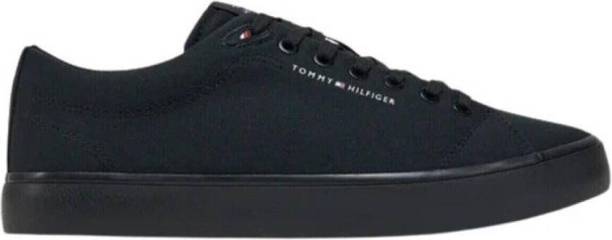 Tommy Hilfiger Sneakers TH HI VULC LOW CORE CANVAS vrijetijdsschoen lage schoen veterschoenen met zacht gepolsterde schacht