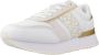 Tommy Hilfiger Plateausneakers LUX MONOGRAM RUNNER veterschoenen lage schoen vrijetijdsschoen met gouden accenten - Thumbnail 1