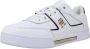 TOMMY HILFIGER Lage Sneakers Dames Th Prep Court Maat: 36 Materiaal: Leer Kleur: Wit - Thumbnail 3