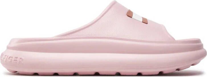Tommy Hilfiger badslippers roze Rubber Logo 36 37 - Foto 3