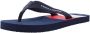 Tommy Hilfiger teenslippers donkerblauw Jongens Rubber 31 - Thumbnail 3