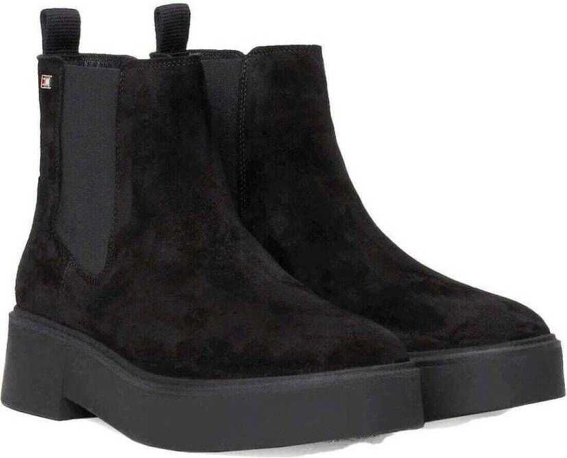 Tommy Hilfiger Zwarte Chelsea Flag enkellaarsjes - Foto 2