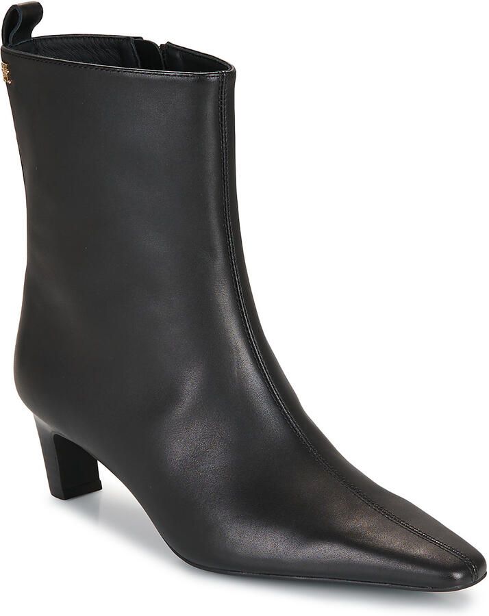 Tommy Hilfiger Enkellaarzen KITTEN HEEL LEATHER ANKLE BOOT