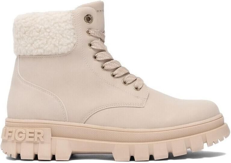 Tommy Hilfiger Enkellaarzen T3A534043BEIGE