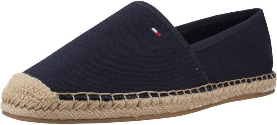 Tommy Hilfiger Espadrilles FLAG CANVAS ESPADRILLE slippers flats comfortabele schoen met bamboe bekleding en decoratieve naden - Foto 4