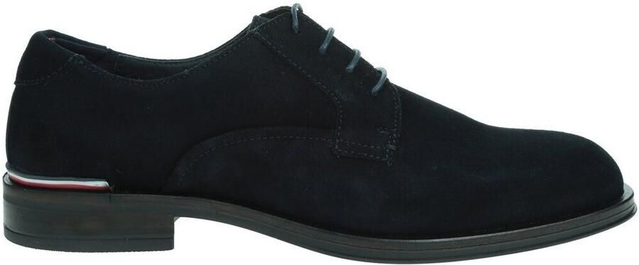 Tommy Hilfiger Veterschoenen CORE RWB HILFIGER SUEDE SHOE met kleine details vrijetijdsschoen halfhoge schoen veterschoen - Foto 2