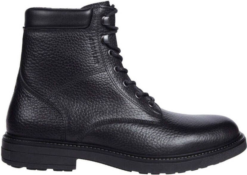 Tommy Hilfiger Zwarte outdoor enkellaarzen voor mannen Black Heren - Foto 2