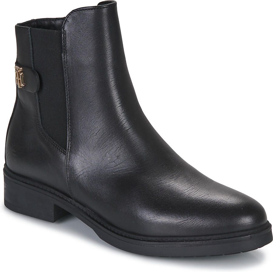 Tommy Hilfiger Laarzen TH LEATHER FLAT BOOT