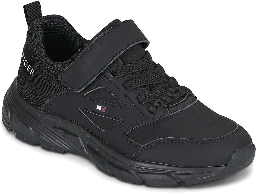 Tommy Hilfiger imitatieleren sneakers zwart - Foto 4