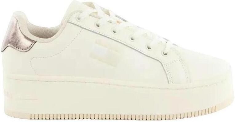 Tommy Hilfiger Lage Sneakers Baskets basses en cuir blanc