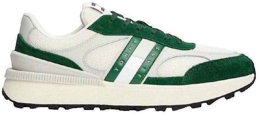 TOMMY JEANS Sneakers TJM TECHNICAL RUNNER ESS vrijetijdsschoen halfschoen veterschoen met gepolsterde schacht