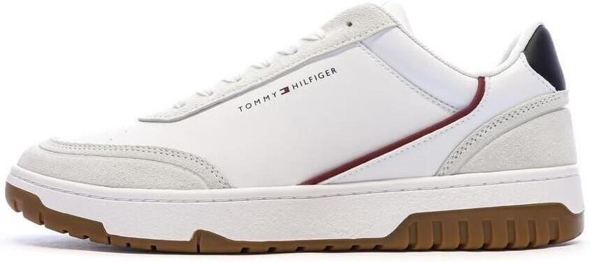 Tommy Hilfiger Sneakers van echt leer met logo-opschrift - Foto 3