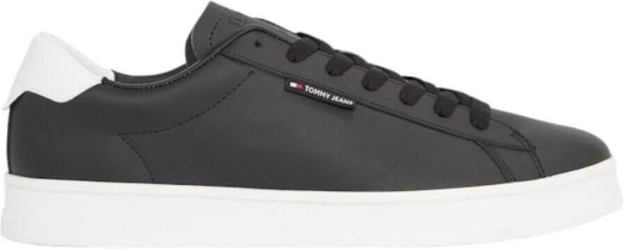 TOMMY JEANS Sneakers TJM LEATHER LOW CUPSOLE met label vrijetijdsschoen lage schoen veterschoen - Foto 4