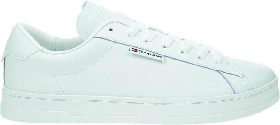 TOMMY JEANS Sneakers TJM LEATHER LOW CUPSOLE met label vrijetijdsschoen lage schoen veterschoen - Foto 7