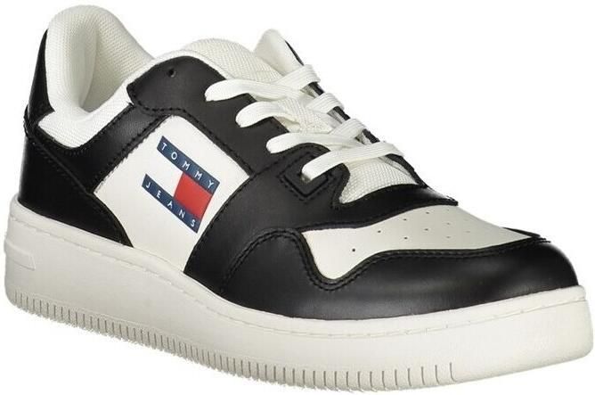 TOMMY JEANS Plateausneakers TJW RETRO BASKET ESS vrijetijdsschoen lage schoen veterschoen met zijlogo-vlag - Foto 5